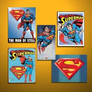  Superman DC Comics Sign Set