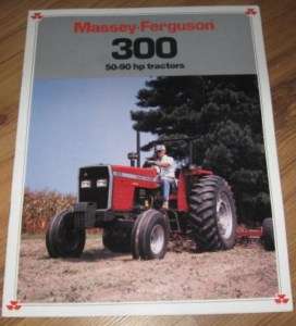 Massey Ferguson 300 50   90 HP Tractor Sales Brochure  