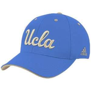  adidas UCLA Bruins Light Blue Basic Logo Flex Fit Hat 