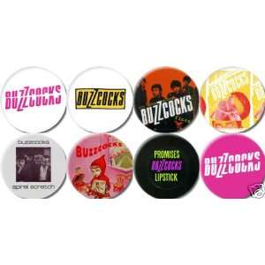  Set of 8 BUZZCOCKS Pinback Buttons 1.25 Pins / Badges 
