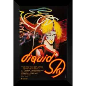  Liquid Sky 27x40 FRAMED Movie Poster   Style A   1984 