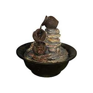  Three Urns Tabletop Fountain