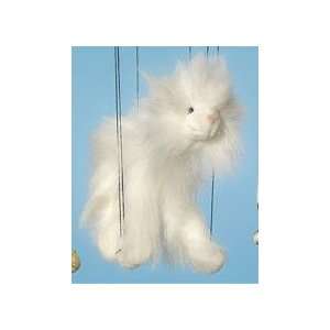  16 White Cat Marionette Small Toys & Games