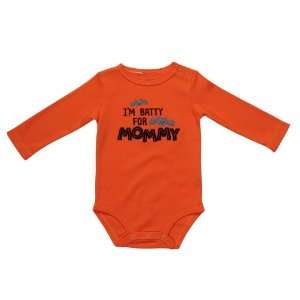 com Carters Fall Infant Im Batty for Mommy Long Sleeve Orange Onesie 