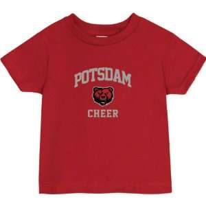  SUNY Potsdam Bears Cardinal Red Toddler/Kids Cheer Arch T 