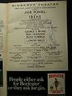 1974 Jane Powell Irene Autographed Signed Minskoff Theatre Playbill 
