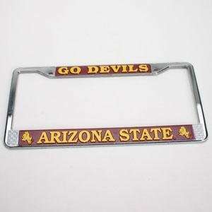  Arizona State Sundevils License Plate Frame   Chrome 