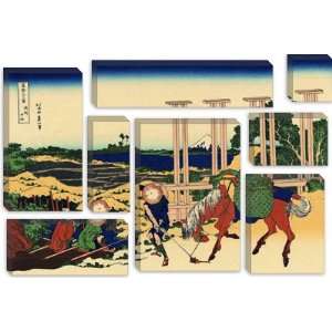 Senju, Musashi Province (Bushu Senju) by Katsushika Hokusai Canvas 
