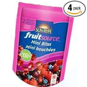 Sun Rype Fruit Source Mixed Berry Mini Bites, 6 Ounce (Pack of 4 