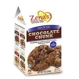  Zenas Gluten Free Chocolate Chunk Brownie Cookies 7oz 