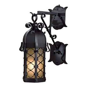 Montalbo Large Outdoor Wall Lantern with Summer Wheat Glass   Energy 