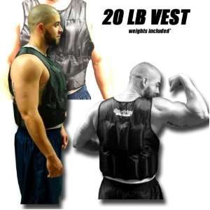  20 Lbs Weighted Training Conditioning Vest   Weights 