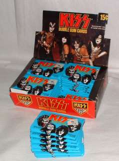 1978 DONRUSS KISS BUBBLE GUM CARDS FULL BOX OF UNOPENED PACKS 36CT 