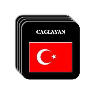  Turkey   CAGLAYAN Set of 4 Mini Mousepad Coasters 