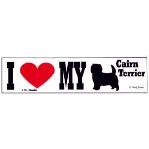 Cairn Terrier Bumper Sticker Automotive