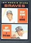 1971 Topps #52 Braves Rookies RC ☻NM/MT☻ set break/buil