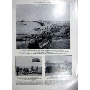  Egypt Defence Suez Canal War Military French Print 1927 