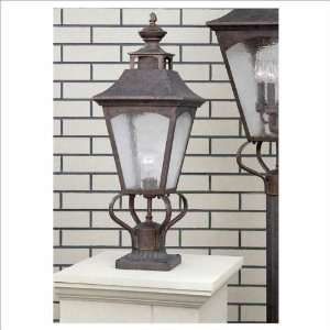   24.5 inch Exterior Post Light in Weathered Patina