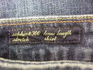   of humanity  Sophia # 300 Knee length stretch Jean Skirt 28