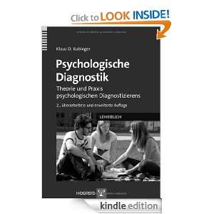 Psychologische Diagnostik (German Edition) Klaus D. Kubinger  