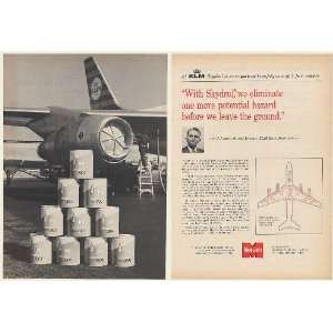  1964 KLM Royal Dutch Airlines Jet Monsanto Skydrol 