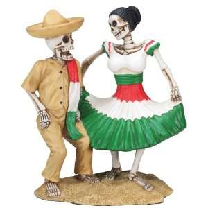  Figurine   Day of the Dead Dancing Skulls