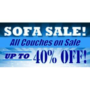  3x6 Vinyl Banner   Sofa Sale 