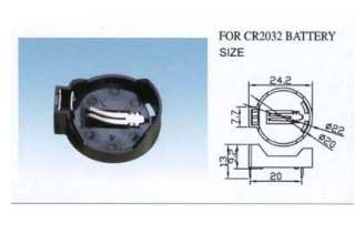 100x CR2025 CR2032 Battery Button Cell Holder Socket Z  