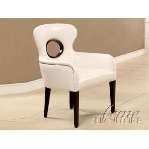  Acme 15053 Odo Polyurethane Accent Chair, White