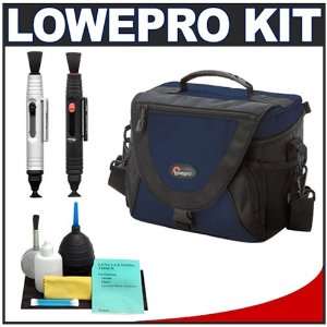  Lowepro Nova 3 AW (Navy Blue) Bag + Deluxe Cleaning Kit 