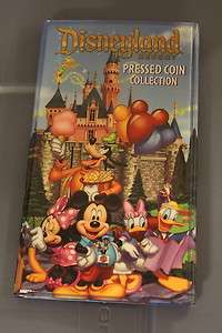 DISNEYLAND PRESSSED COIN COLLECTION BOOK DUFFY BEAR  