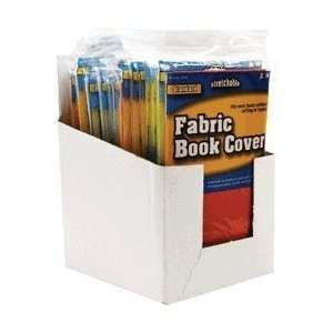  Stretchable Fabric Book Covers Pack of 48 Solid Colors 
