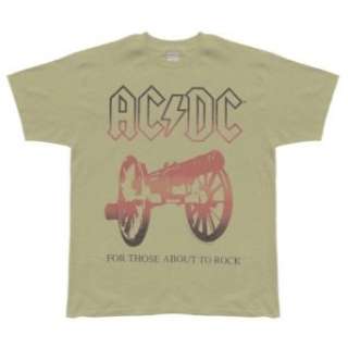  AC/DC   Vintage Cannon Soft T Shirt Clothing