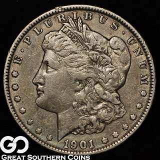 1901 Morgan Silver Dollar CHOICE XF ** KEY DATE  