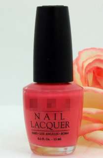 OPI Nail Polish Lacquer Great Barrier Reef Bright Pink NEW Free US 