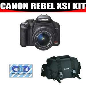  Canon Digital Rebel XSi 12.2 MP Digital SLR Camera (EF S 