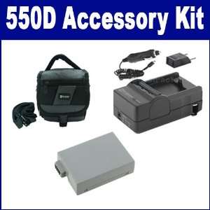  Canon EOS 550D Digital Camera Accessory Kit includes 