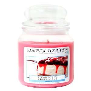  Strawberry Cheesecake Medium Jar Candle