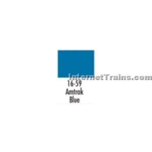  Badger Model Flex Railroad Paint   Amtrak Blue (1 oz 