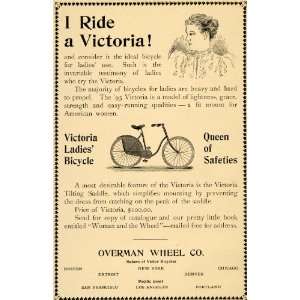   Bicycle Antique Overman Wheel   Original Print Ad