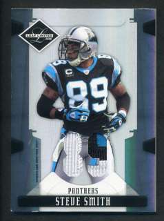 2008 Leaf Limited Steve Smith Game Jersey Prime Patch  