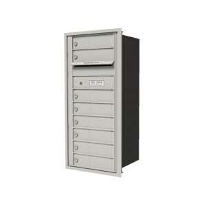   Horizontal Cluster Mailboxes in Postal Grey   Front