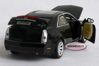 New Cadillac 132 CTS Alloy Diecast Model Car With Sound&Light Black 