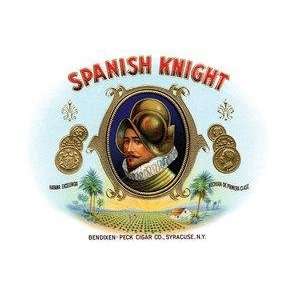   Paper poster printed on 20 x 30 stock. Spanish Knight