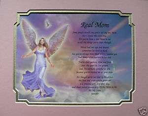 REAL MOM PERSONALIZED POEM FOR STEPMOM GREAT GIFT  