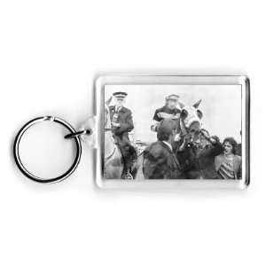  LEscargot and Jockey Tommy Carberry   Acrylic Keyring 