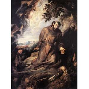  Oil Painting St Francis of Assisi Receiving the Stigmata 