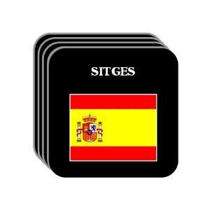  Spain [Espana]   SITGES Set of 4 Mini Mousepad Coasters 