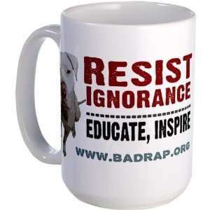 Resist Ignorance Political Large Mug by   Kitchen 