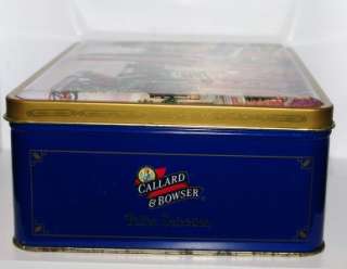 1998 Callard & Bowser Toffee Shop Christmas Holiday Tin Box Container 